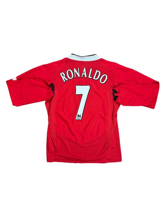 Manchester United 2005/06 Cristiano Ronaldo Long Sleeve Home Jersey