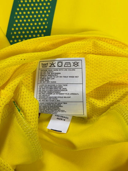 Brazil 2004 Adriano Home Jersey