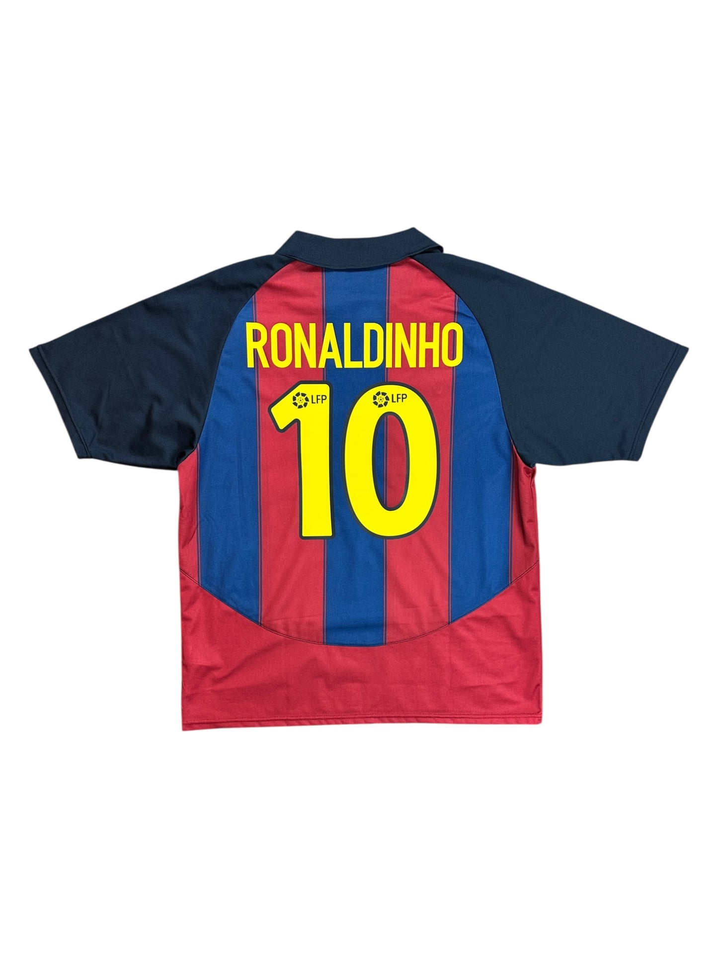 Barcelona 2003/04 Ronaldinho Home Jersey
