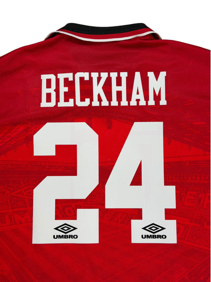 Manchester United 1994/95 Beckham Home Jersey