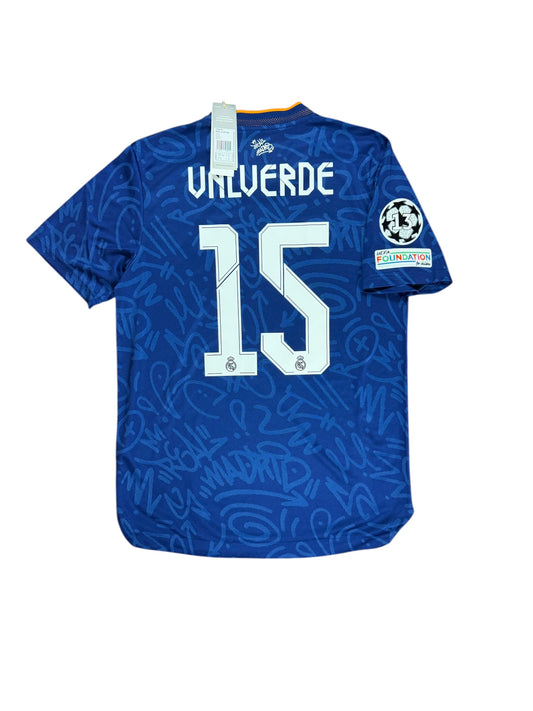 Real Madrid 2021/22 Valverde Away Jersey (Player Version)