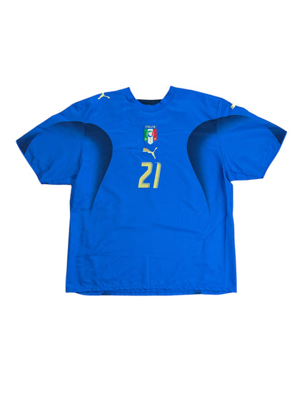 Italy 2006 Pirlo Home Jersey