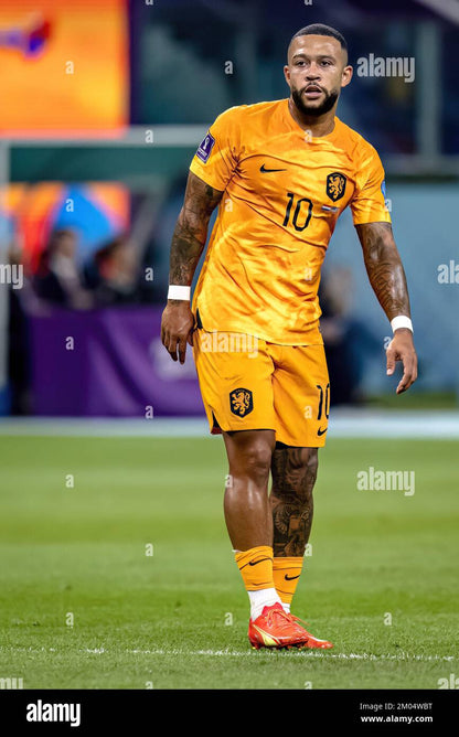 Netherlands 2022 Memphis Depay Home Jersey