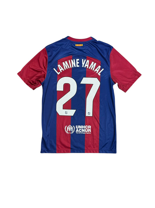 Barcelona 2023/24 Lamine Yamal Home Jersey