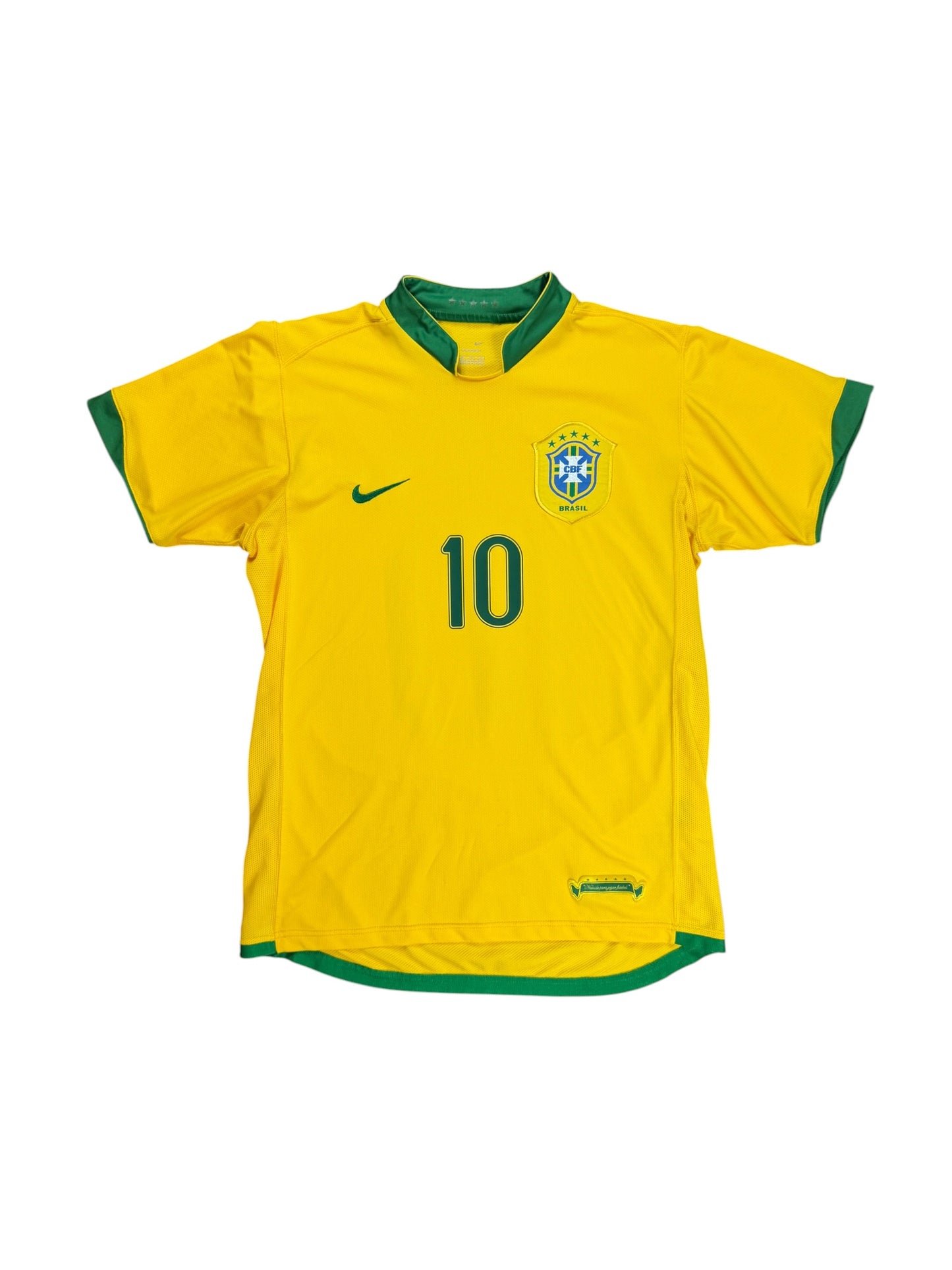 Brazil 2006 Ronaldinho Home Jersey