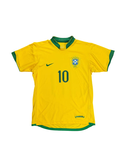 Brazil 2006 Ronaldinho Home Jersey