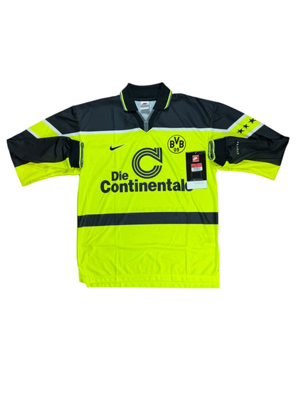 Borussia Dortmund 1997/98 Long Sleeve Home Jersey (Player Version)
