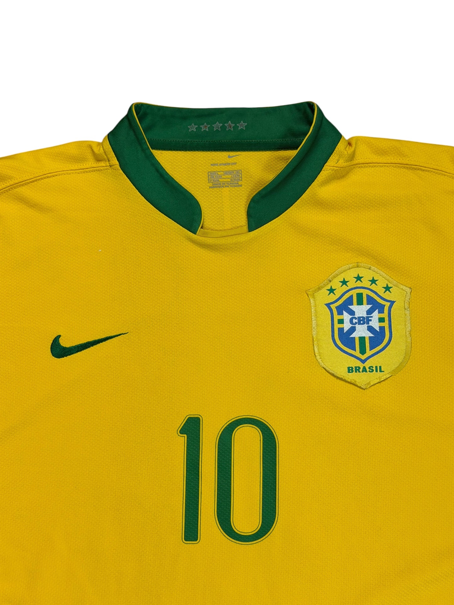 Brazil 2006 Ronaldinho Home Jersey