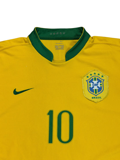Brazil 2006 Ronaldinho Home Jersey