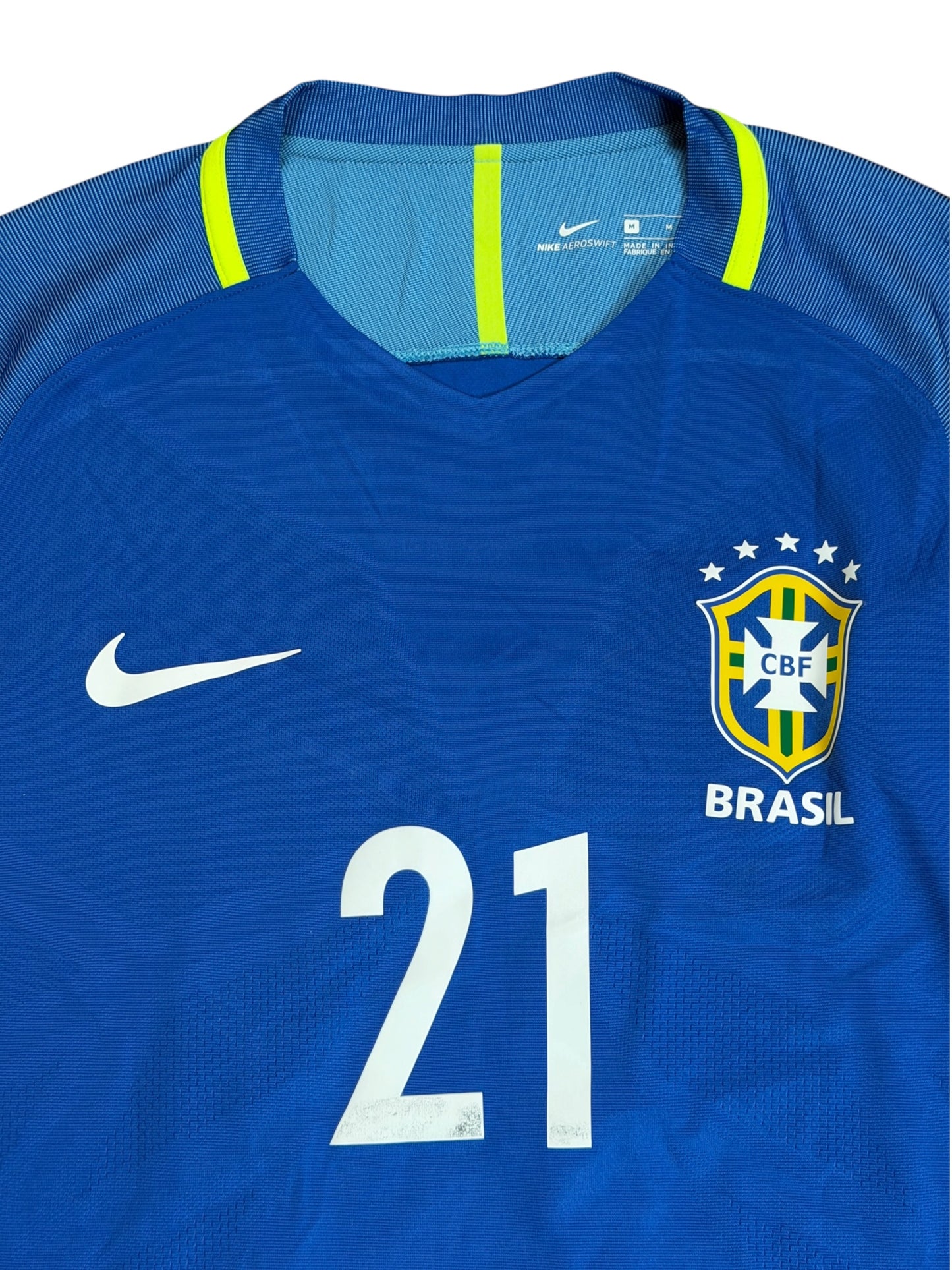Brazil 2016 Firmino Away Jersey (Player Issue)