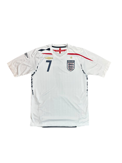 England 2007/09 Beckham Home Jersey