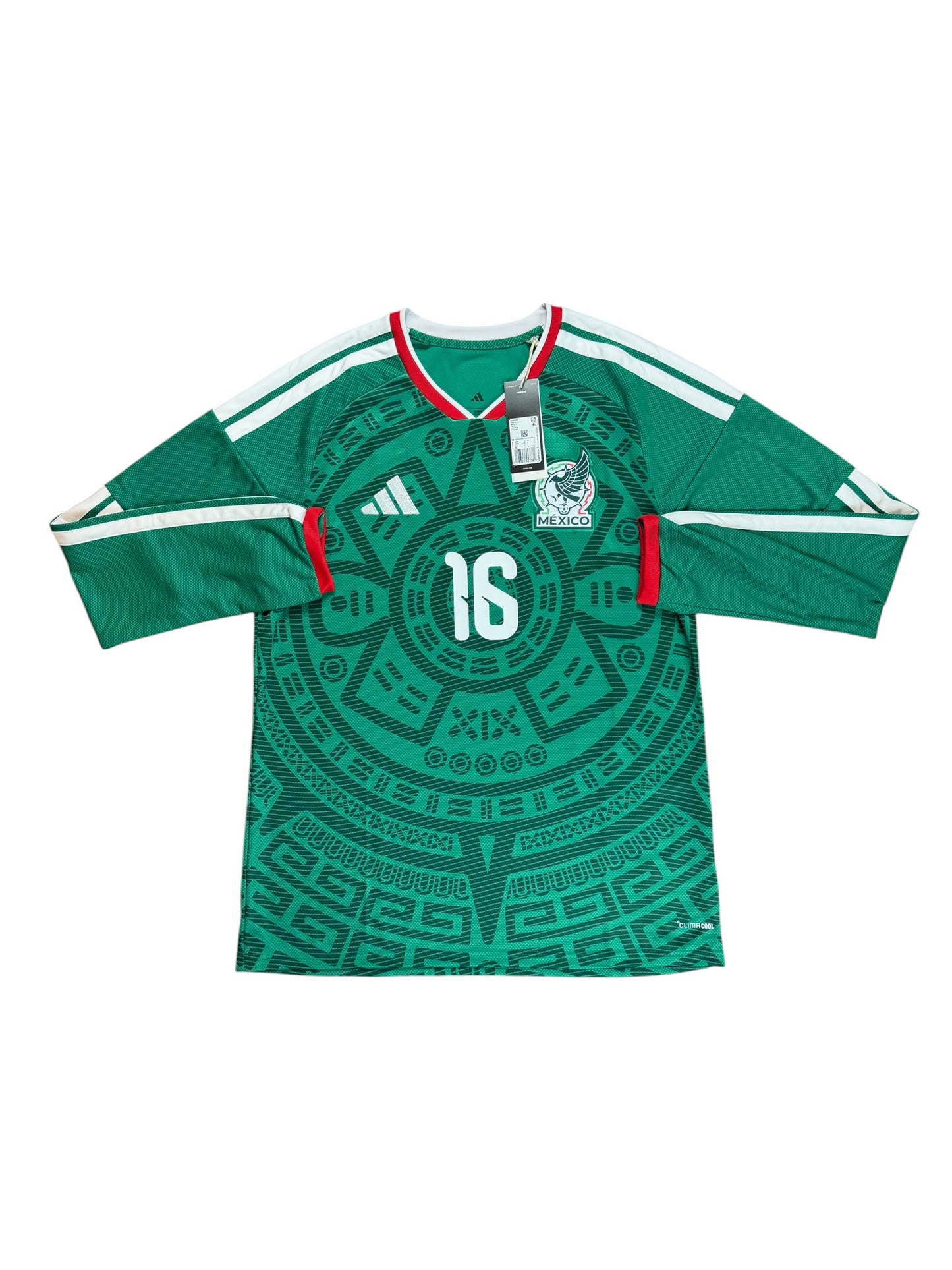 Mexico 2026 Quinones Long Sleeve Home Jersey