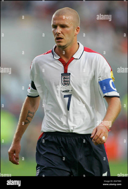 England 2004 Beckham Home Jersey