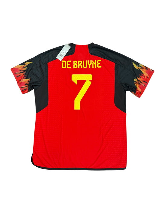 Belgium 2022 De Bruyne Home Jersey (Player Version)