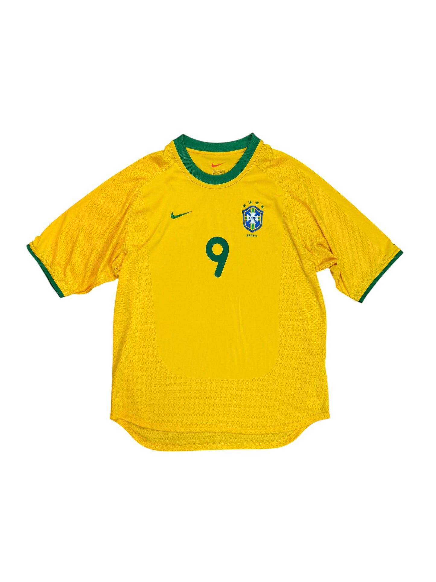 Brazil 2000 Ronaldo Home Jersey