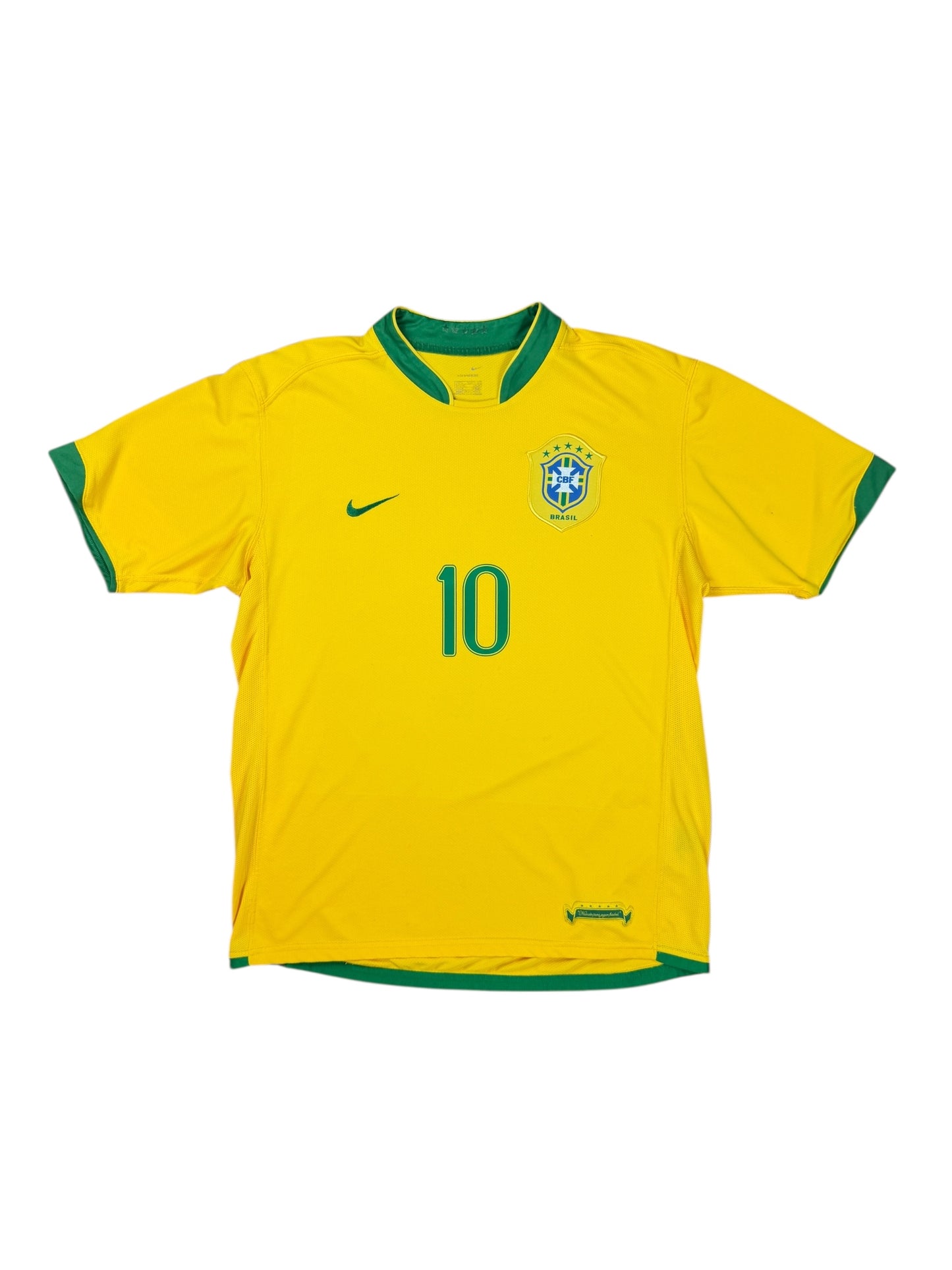 Brazil 2006 Ronaldinho Home Jersey