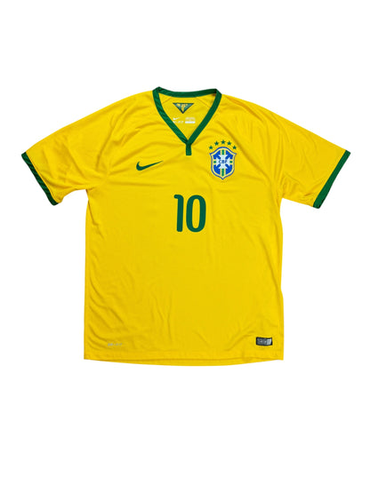 Brazil 2014 Neymar Home Jersey