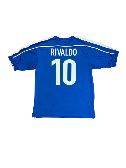Brazil 1998 Rivaldo Away Jersey