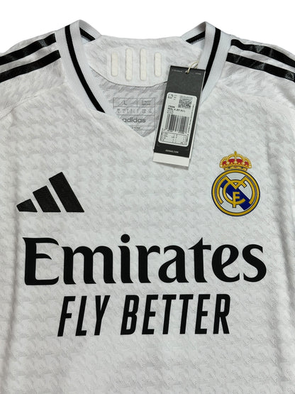 Real Madrid 2024/25 Bellingham Long Sleeve Home Jersey (Player Version)