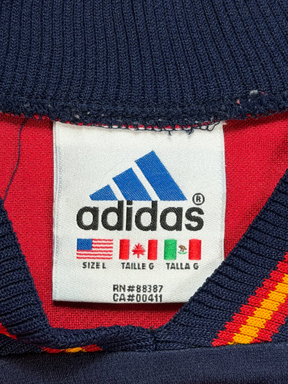 Spain 1998 Raul Home Jersey