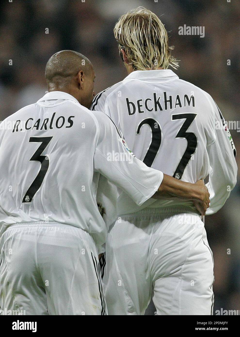 Real Madrid 2005/06 Roberto Carlos Home Jersey
