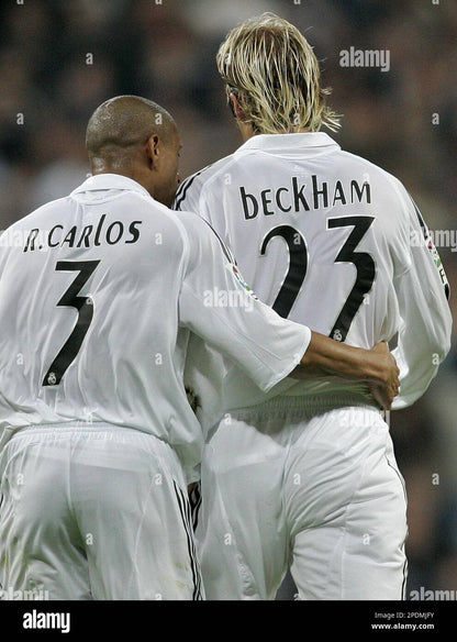 Real Madrid 2005/06 Roberto Carlos Home Jersey