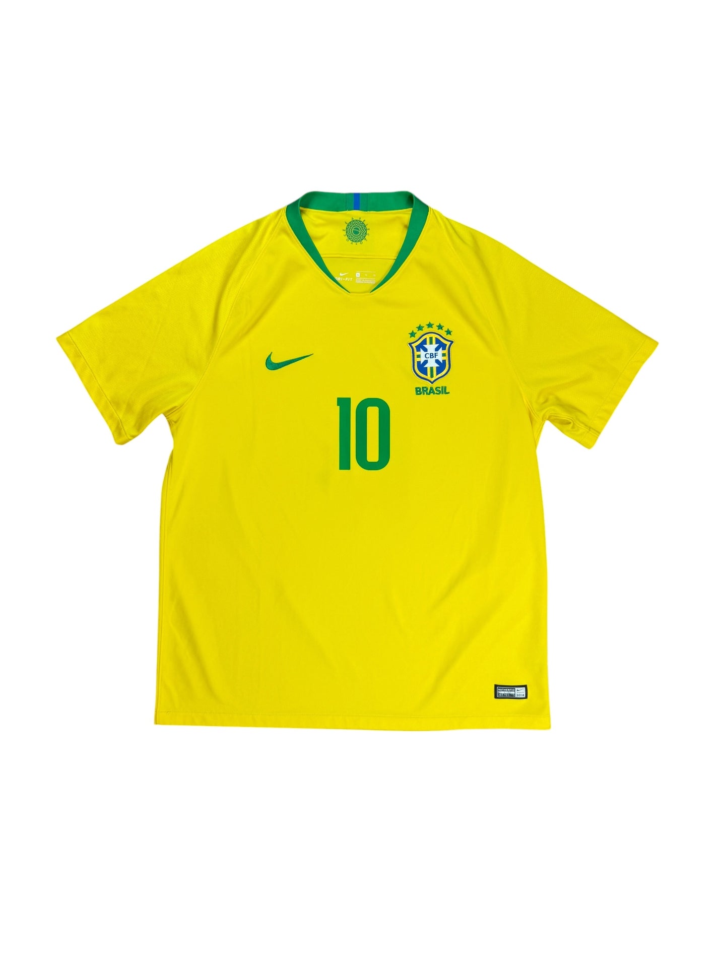 Brazil 2018 Neymar Home Jersey
