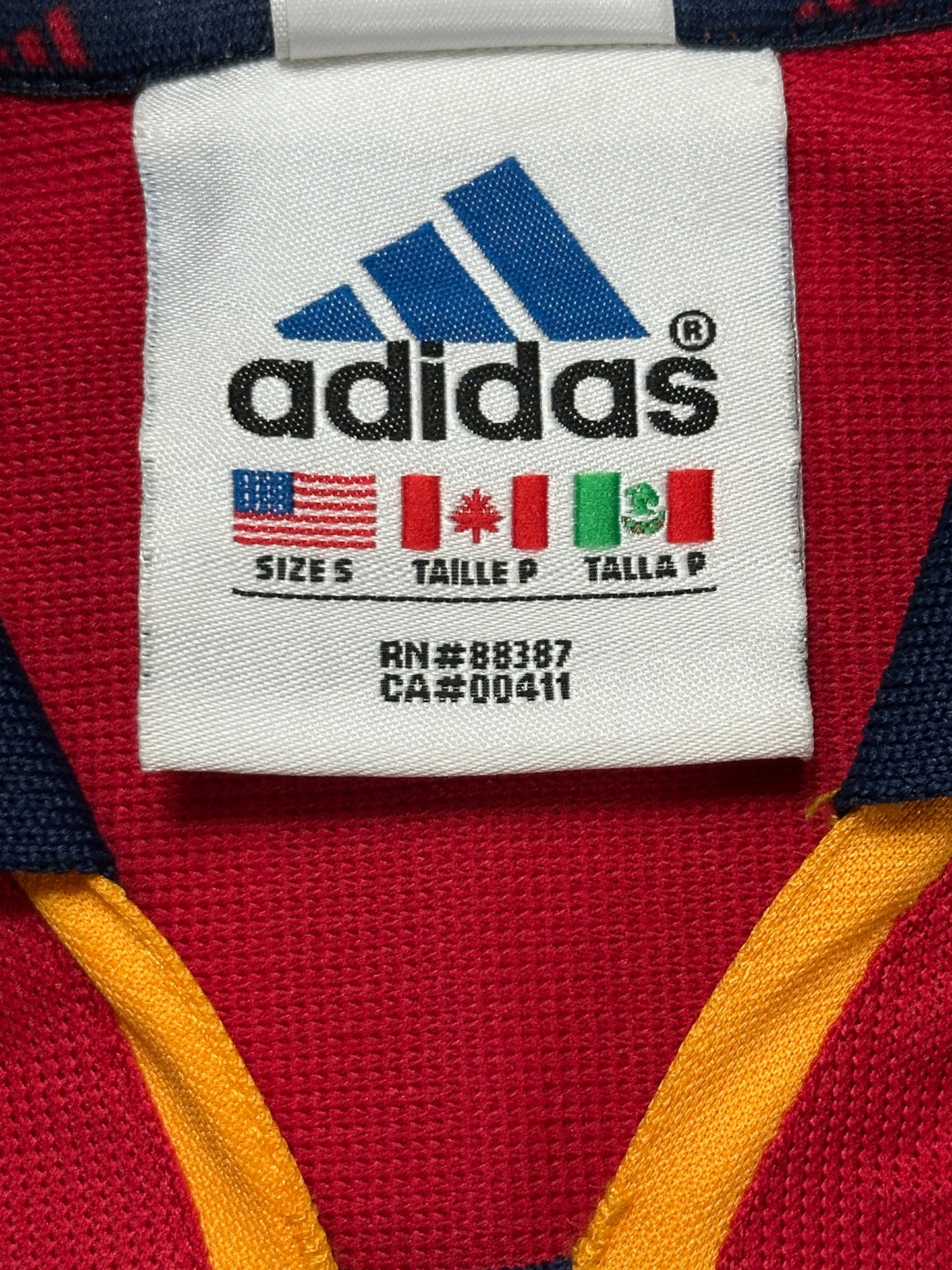 Spain 2000 Raul Home Jersey