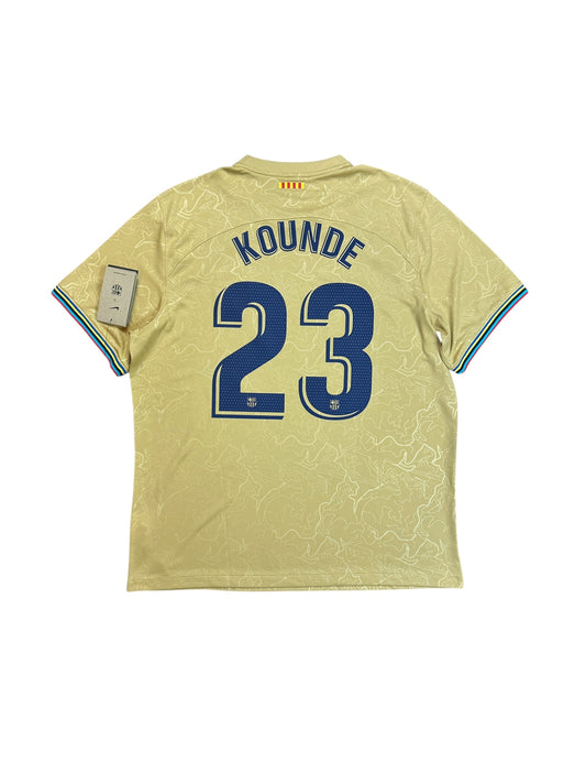 Barcelona 2022/23 Kounde Away Jersey