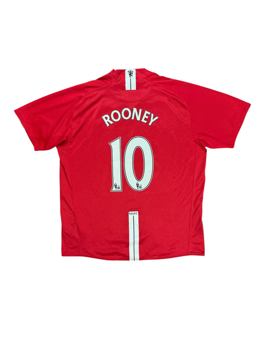 Manchester United 2007/08 Rooney Home Jersey