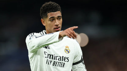Real Madrid 2024/25 Bellingham Long Sleeve Home Jersey (Player Version)