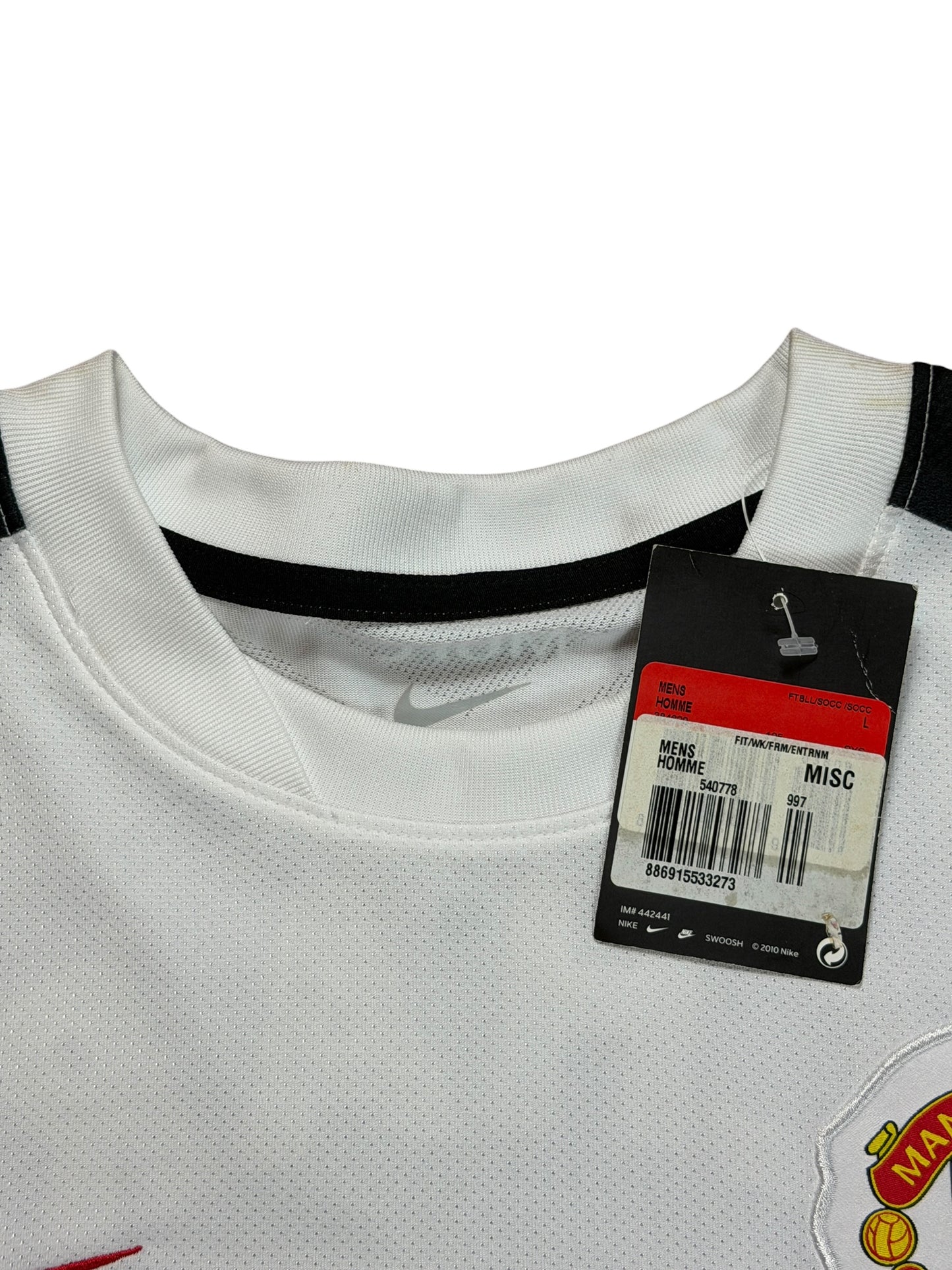 Manchester United 2010/11 Chicharito Long Sleeve Away Jersey (Player Issue)