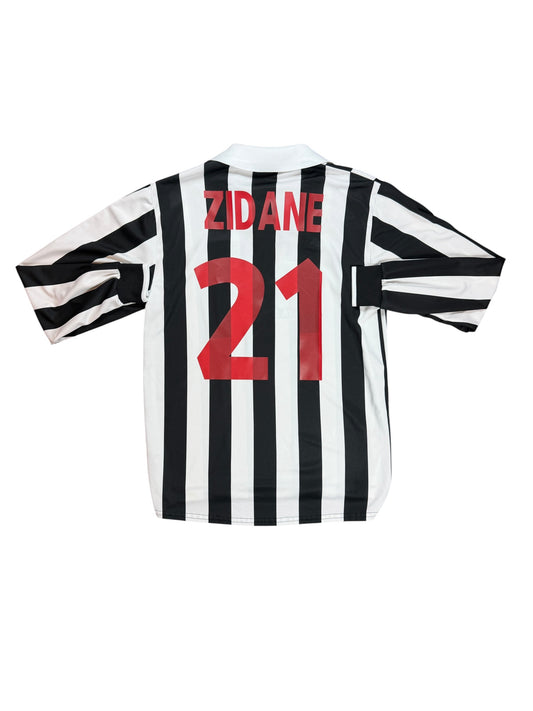 Juventus 1998/99 Zidane Long Sleeve Home Jersey