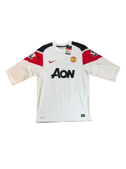 Manchester United 2010/11 Chicharito Long Sleeve Away Jersey (Player Issue)