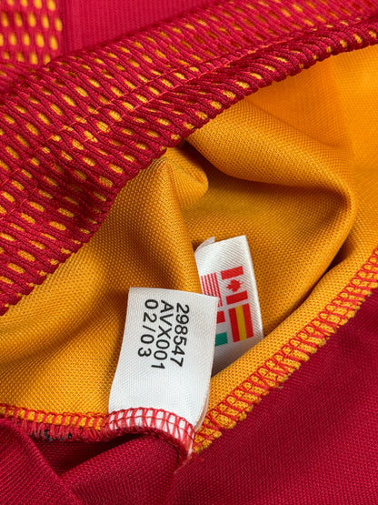 Spain 2002 Puyol Home Jersey