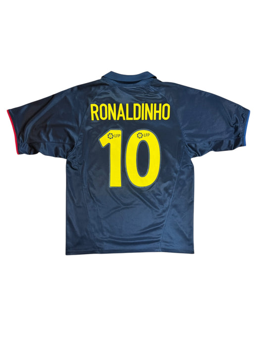 Barcelona 2003/04 Ronaldinho Third Jersey