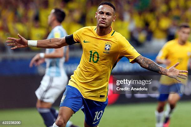 Brazil 2016 Neymar Home Jersey