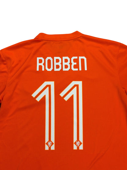 Netherlands 2014 Robben Home Jersey