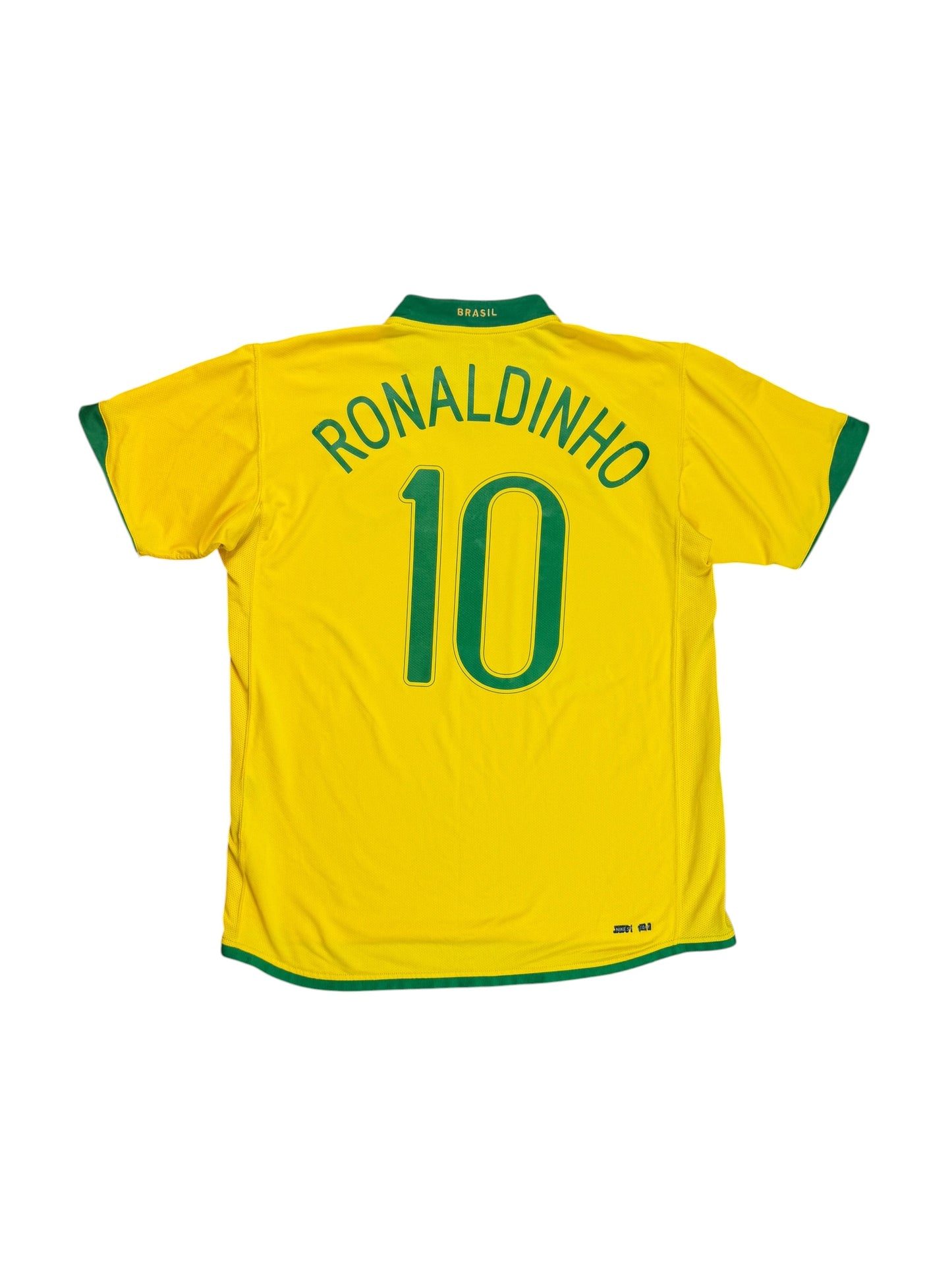 Brazil 2006 Ronaldinho Home Jersey