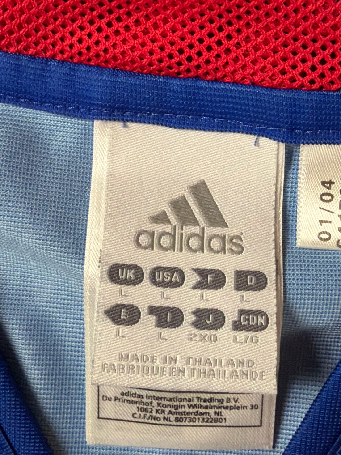 France 2004 Vieira Home Jersey