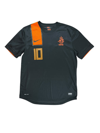 Netherlands 2008 Sneijder Away Jersey