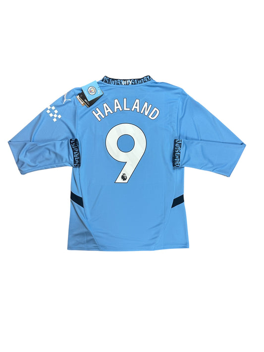 Manchester City 2024/25 Haaland Long Sleeve Home Jersey
