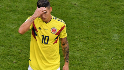 Colombia 2018 James Rodriguez Home Jersey