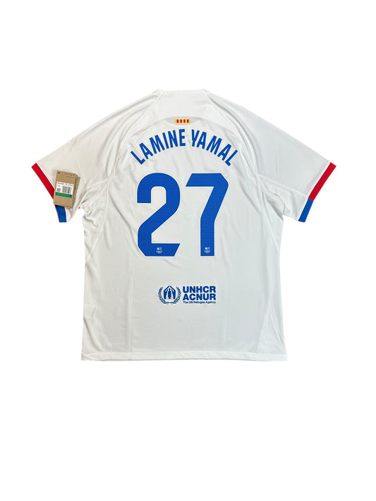 Barcelona 2023/24 Lamine Yamal Away Jersey