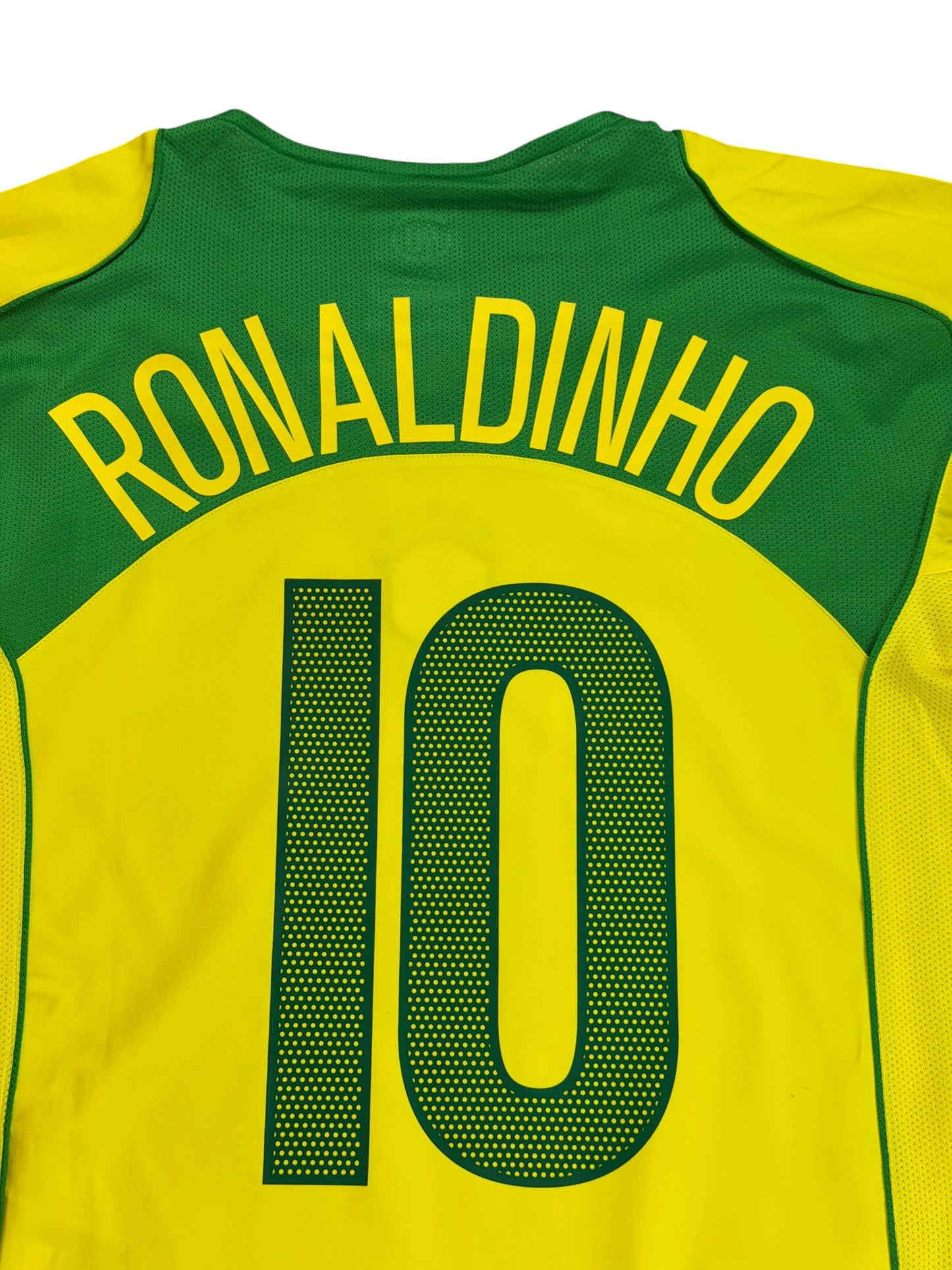Brazil 2004 Ronaldinho Home Jersey
