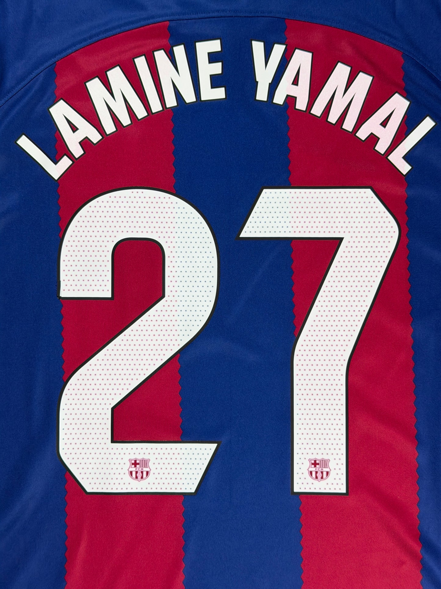 Barcelona 2023/24 Lamine Yamal Home Jersey