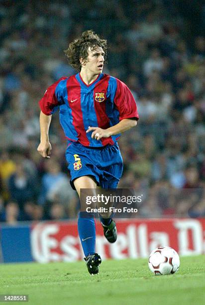 Barcelona 2002/03 Puyol Home Jersey