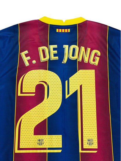 Barcelona 2020/21 De Jong Home Jersey