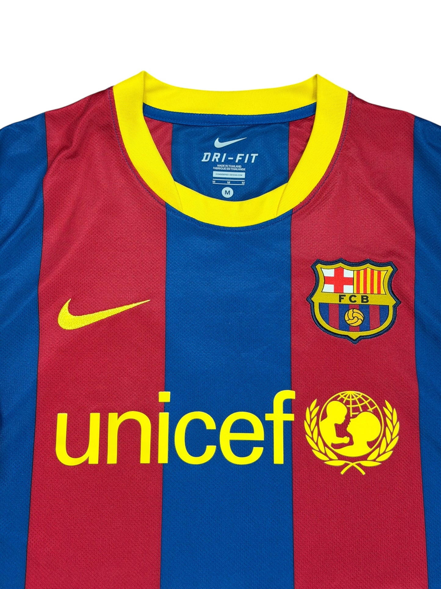 Barcelona 2010/11 David Villa Home Jersey