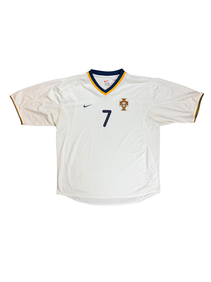 Portugal 2000 Figo Away Jersey